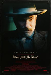 2r878 THERE WILL BE BLOOD 1sh 2007 close-up of Daniel Day-Lewis, P.T. Anderson directed!