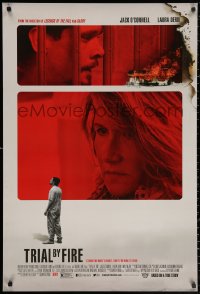 2r912 TRIAL BY FIRE advance DS 1sh 2019 intense images of Jack O'Connell and Laura Dern!