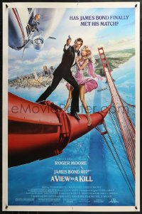2r940 VIEW TO A KILL 1sh 1985 Moore as James Bond, Roberts & Jones by Goozee!