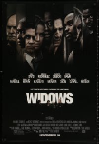 2r964 WIDOWS advance DS 1sh 2018 Viola Davis is left with nothing and capable of anything!