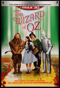 2r971 WIZARD OF OZ advance DS 1sh R2013 Victor Fleming, Judy Garland all-time classic, rated G!