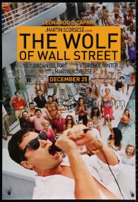 2r972 WOLF OF WALL STREET rated teaser DS 1sh 2013 Martin Scorsese directed, Leonardo DiCaprio!