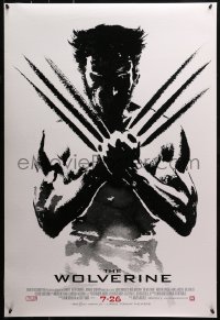 2r974 WOLVERINE style B revised advance DS 1sh 2013 Hugh Jackman in title role by Suren Galadjian!