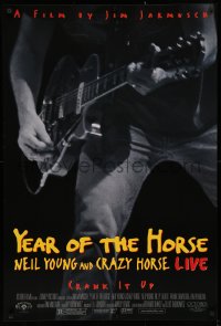 2r994 YEAR OF THE HORSE 1sh 1997 Neil Young, Jim Jarmusch, rock & roll, crank it up!