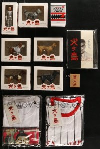 2s007 LOT OF 11 ISLE OF DOGS MOVIE PROMO ITEMS 2018 Wes Anderson, wonderful figurines & more!
