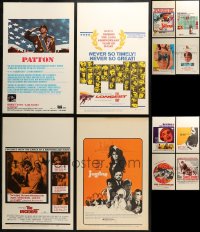 2s124 LOT OF 16 WINDOW CARDS 1960s-1970s great images from a variety of different movies!