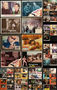 2s087 LOT OF 61 LOBBY CARDS 1960s-1990s great scenes from a variety of different movies!