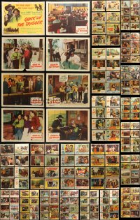 2s080 LOT OF 174 WESTERN LOBBY CARDS 1940s-1960s incomplete sets from a variety of cowboy movies!