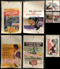 2s126 LOT OF 13 WINDOW CARDS 1950s-1960s great images from a variety of different movies!