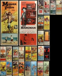 2s349 LOT OF 26 UNFOLDED INSERTS 1950s-1960s great images from a variety of different movies!