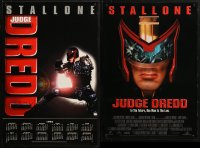 2s313 LOT OF 11 UNFOLDED JUDGE DREDD 18X26 SPECIAL POSTERS 1995 Sylvester Stallone!
