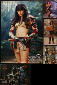 2s323 LOT OF 6 UNFOLDED XENA: WARRIOR PRINCESS COMMERCIAL POSTERS 1995 TV's Lucy Lawless!