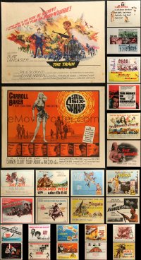 2s382 LOT OF 26 UNFOLDED HALF-SHEETS 1960s great images from a variety of movies!