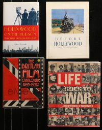 2s014 LOT OF 4 HARDCOVER MOVIE BOOKS 1970s-2000s Life Goes to War, British Film Catalogue!