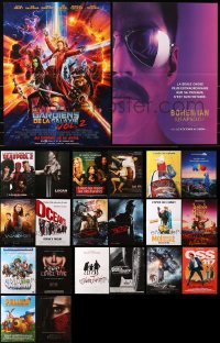 2s252 LOT OF 26 FORMERLY FOLDED 16X22 FRENCH POSTERS 1990s-2000s from a variety of movies!