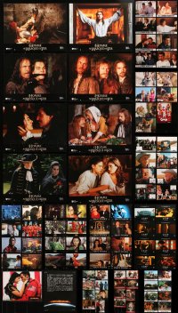 2s028 LOT OF 11 FRENCH LOBBY CARD SETS 1990s-2010s contains 95 scenes from a variety of movies!