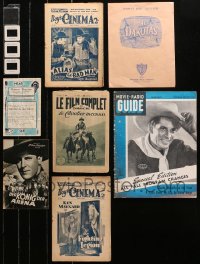 2s029 LOT OF 10 MISCELLANEOUS WESTERN ITEMS 1920s-1990s Ken Maynard, Red Ryder & more!