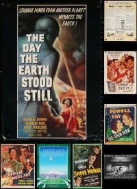 2s222 LOT OF 9 UNFOLDED MISCELLANEOUS POSTERS 1970s-1980s a variety of cool movie images!