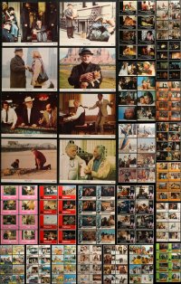 2s079 LOT OF 200 1970S LOBBY CARDS 1970s complete sets from a variety of different movies!