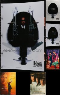 2s003 LOT OF 1 LENTICULAR AND 4 MOUNTED 27X41 ONE-SHEETS 1990s-2000s cool movie images!