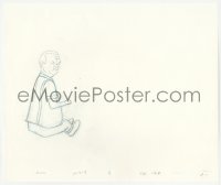 2t020 KING OF THE HILL animation art 2000s cartoon pencil drawing of grandpa Cotton Hill!
