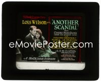 2t220 ANOTHER SCANDAL glass slide 1924 romantic close up of Lois Wilson & Holmes Herbert, rare!
