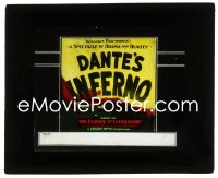 2t256 DANTE'S INFERNO style A glass slide 1924 spectacle of drama & beauty based on classic of literature!