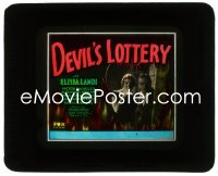 2t259 DEVIL'S LOTTERY glass slide 1932 English in India win a lottery which results in murder!