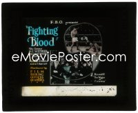 2t271 FIGHTING BLOOD chapter 6 glass slide 1923 cool boxing comedy serial, The Wages of Cinema!