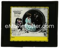 2t403 TEMPORARY MARRIAGE glass slide 1923 Kenneth Harlan & Myrtle Stedman in love triangle, rare!