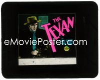 2t405 TEXAN style A glass slide 1930 Gary Cooper as O'Henry's Llano Kid by $500 reward poster!