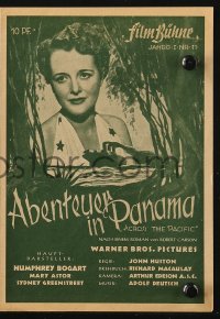 2t044 ACROSS THE PACIFIC German program 1946 Humphrey Bogart, Mary Astor, different images!