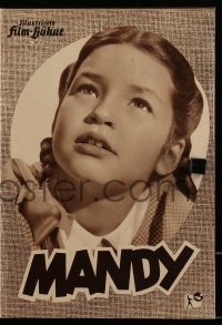 2t073 CRASH OF SILENCE German program 1953 different images of deaf mute little girl, Mandy!