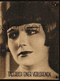 2t083 DIARY OF A LOST GIRL German program 1929 bad girl Louise Brooks, directed by G.W. Pabst!