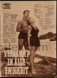 2t092 FROM HERE TO ETERNITY Das Neue German program 1954 Lancaster, Kerr, Sinatra, Reed, Clift!