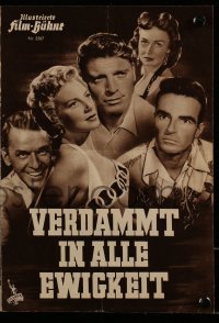 2t093 FROM HERE TO ETERNITY Film-Buhne German program 1954 Lancaster, Kerr, Sinatra, Reed, Clift