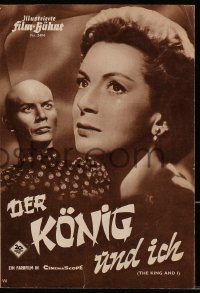 2t120 KING & I German program R1960s Deborah Kerr & Yul Brynner in Rodgers & Hammerstein's musical!