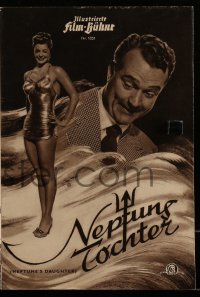 2t141 NEPTUNE'S DAUGHTER German program 1951 different images of Red Skelton & Esther Williams!