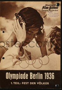 2t146 OLYMPIAD German program R1958 Part I of Leni Riefenstahl's 1936 Munich Olympics documentary!