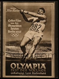 2t145 OLYMPIAD German program 1938 Leni Riefenstahl's Berlin Olympics documentary Part I, nudity!