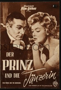 2t152 PRINCE & THE SHOWGIRL German program 1957 Laurence Olivier & sexy Marilyn Monroe, different!