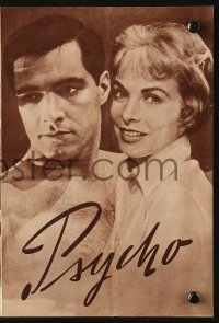 2t153 PSYCHO German program 1960 Janet Leigh, Anthony Perkins, Alfred Hitchcock, different!