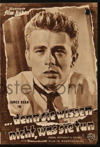 2t158 REBEL WITHOUT A CAUSE German program 1956 Nicholas Ray, James Dean, Natalie Wood, different!
