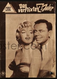 2t171 SEVEN YEAR ITCH German program 1955 Wilder, different images of sexy Marilyn Monroe!