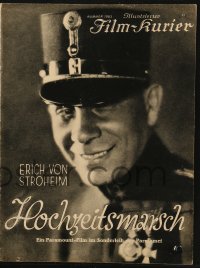 2t200 WEDDING MARCH German program 1929 Erich Von Stroheim wants to marry poor Fay Wray, very rare!