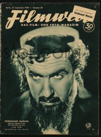 2t025 FILMWELT German magazine September 27, 1940 Ferdinand Marian in Jud Suss on the cover!