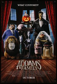 2y0572 ADDAMS FAMILY advance DS 1sh 2019 Chloe Grace Moretz, Theron, Garcia, Isaac, great image!