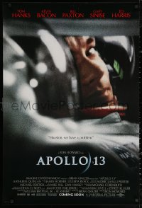 2y0582 APOLLO 13 advance 1sh 1995 Ron Howard directed, image of Tom Hanks in trouble!
