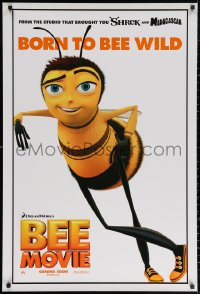 2y0608 BEE MOVIE int'l advance DS 1sh 2007 Jerry Seinfeld, Renee Zellweger, born to bee wild!