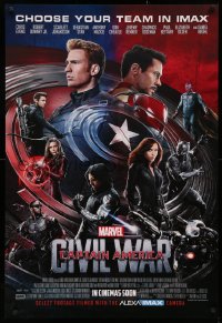 2y0633 CAPTAIN AMERICA: CIVIL WAR IMAX recalled advance DS Thai 1sh 2016 Marvel, 'Chris Evens'!